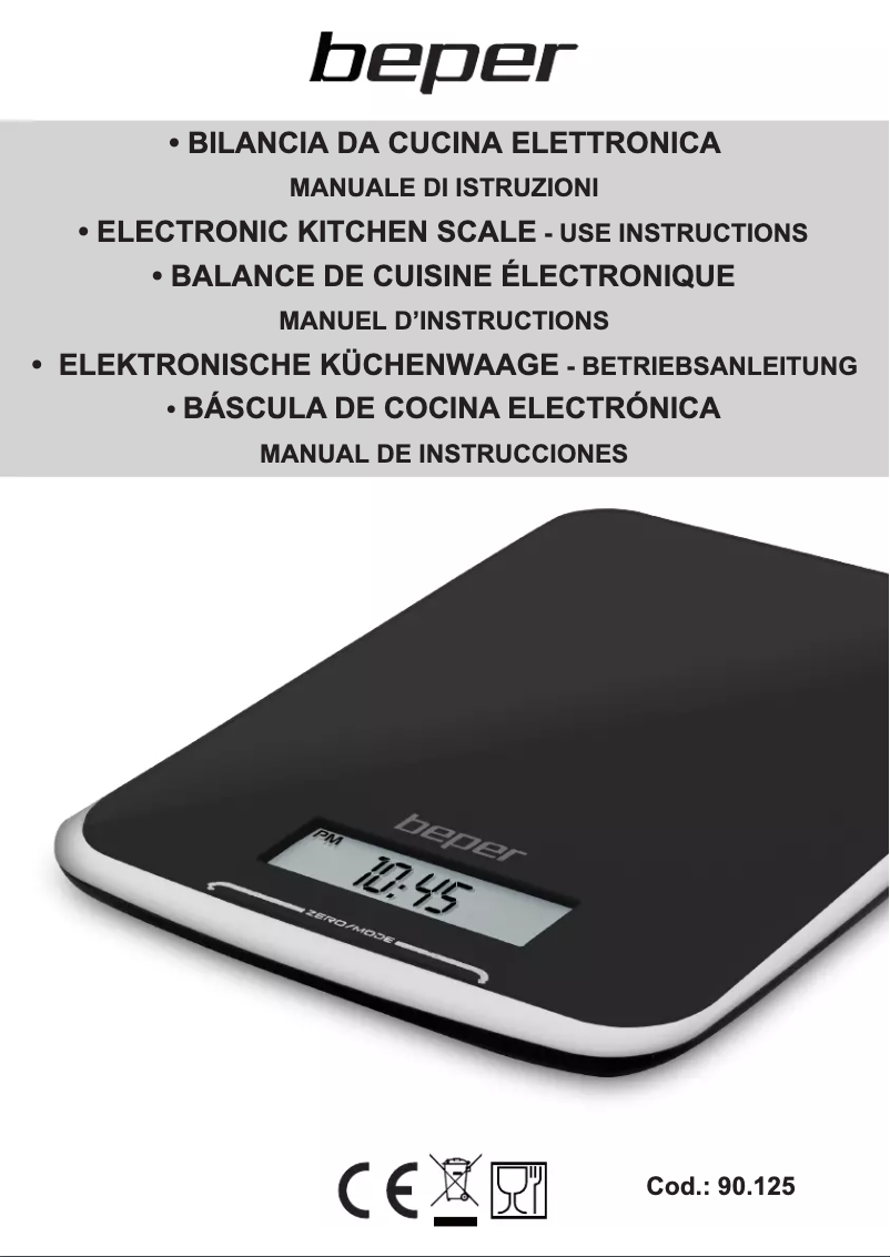 Image de la première page du manuel de l'appareil 90.125