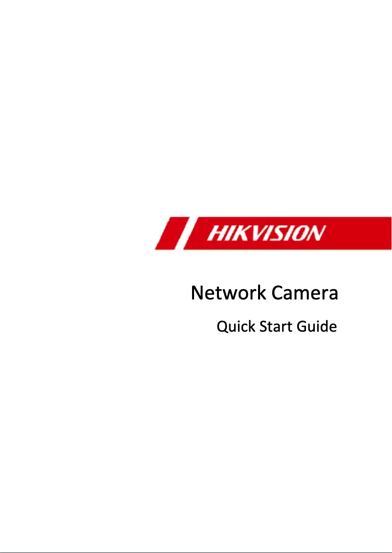 Página 1 del manual Guía de inicio rápido Hikvision DS-2XC6626G0