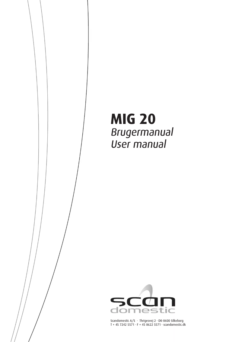 Image de la première page du manuel de l'appareil MIG 20
