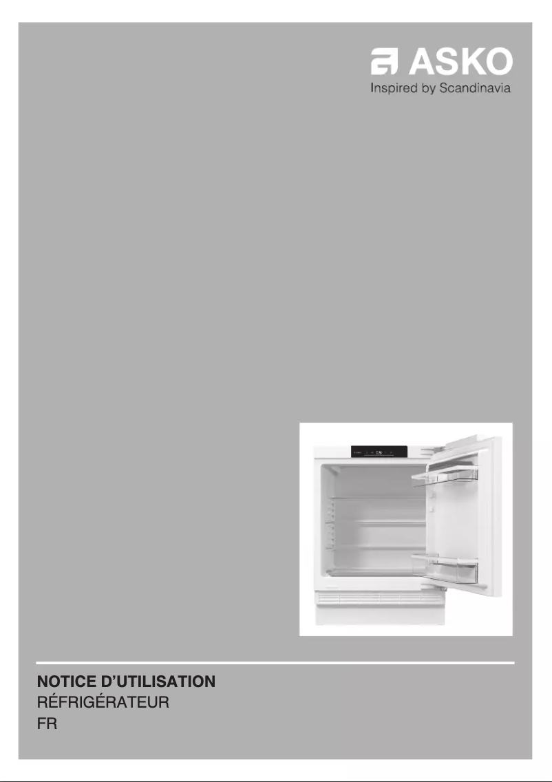 Page 1 de la notice Manuel utilisateur Asko R22881I