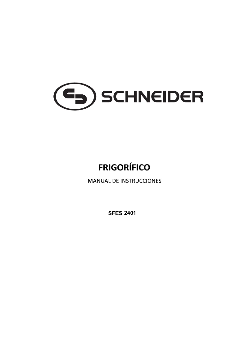 Page 1 de la notice Manuel utilisateur Schneider SFES 2401