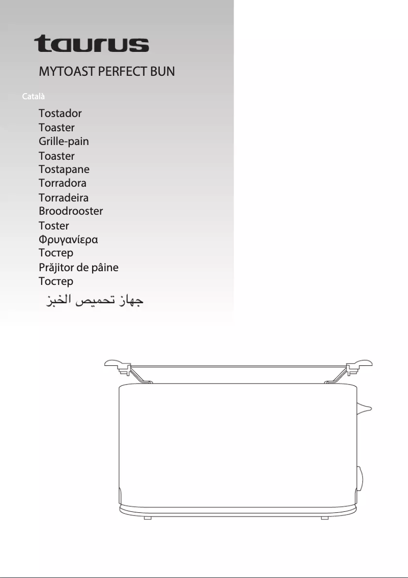 Page 1 de la notice Manuel utilisateur Taurus MyToast Perfect Bun