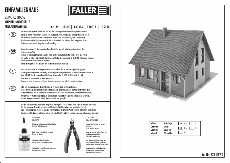 Image de la première page du manuel de l'appareil 130316
