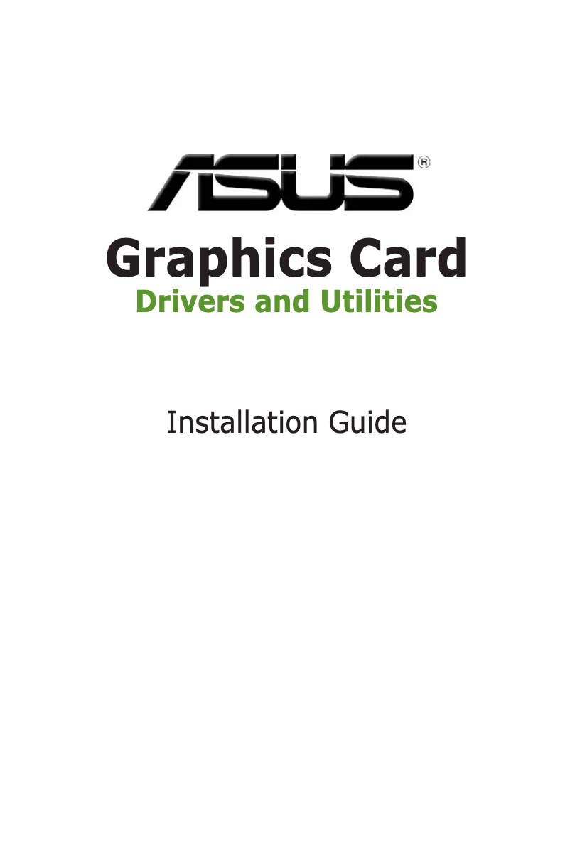 Page n°1 - Manuel utilisateur Asus TUF Gaming X3 Radeon RX 5700 OC