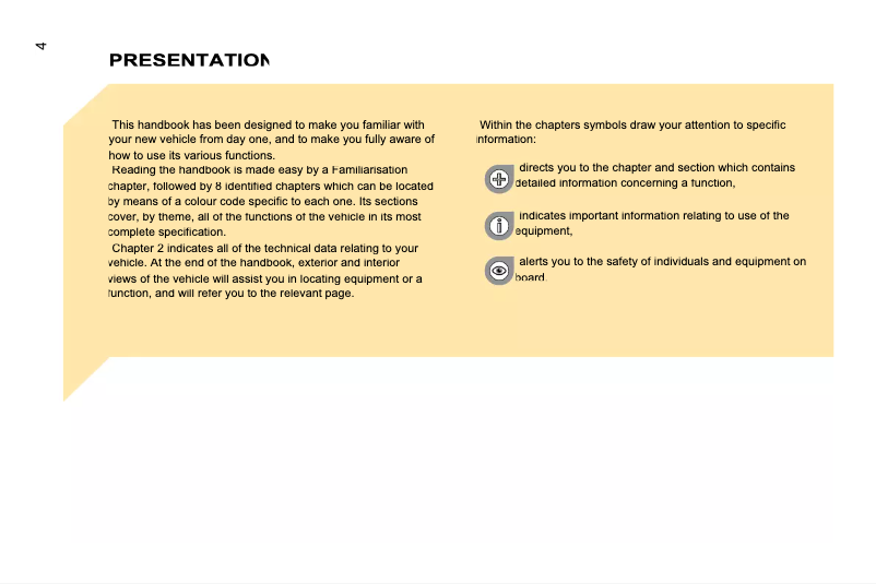 Page 1 de la notice Manuel utilisateur Citroën Nemo (2008)