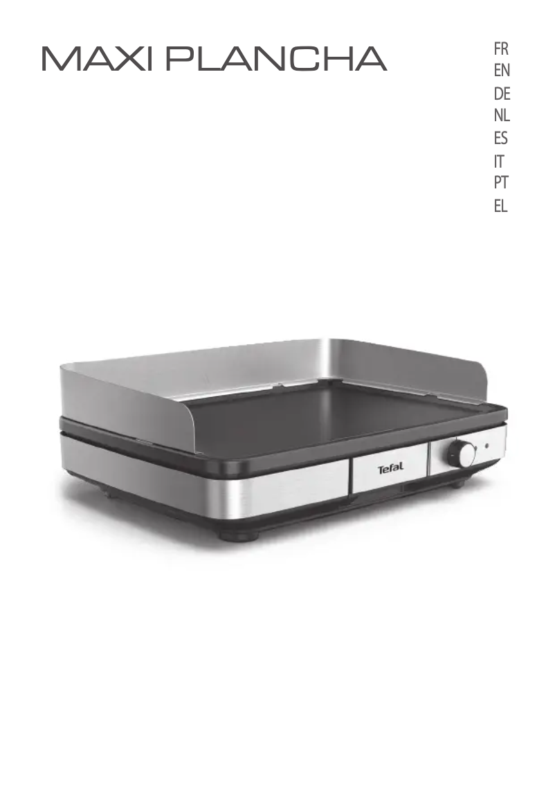 Page n°1 - Manuel utilisateur Tefal Maxi Plancha