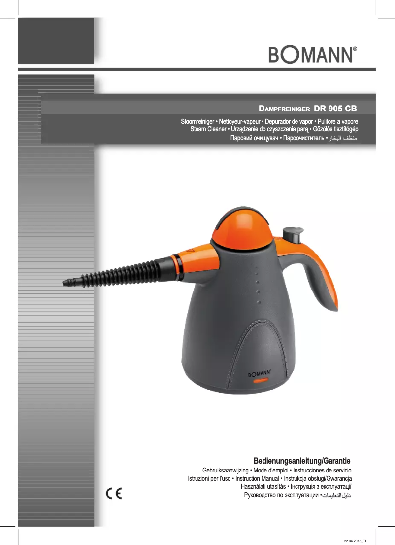 Page n°1 - Manuel utilisateur Bomann DR 905 CB