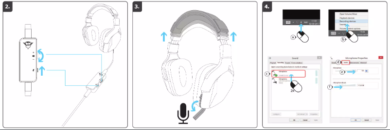 Page n°1 - Manuel utilisateur Trust Creon GXT 344
