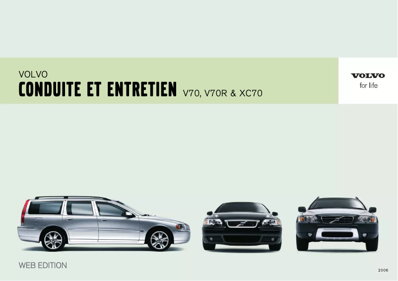 Page 1 de la notice Manuel utilisateur Volvo XC70 (2005)