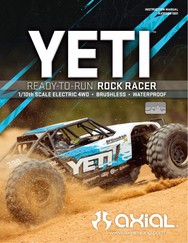 Image de la première page du manuel de l'appareil Yeti