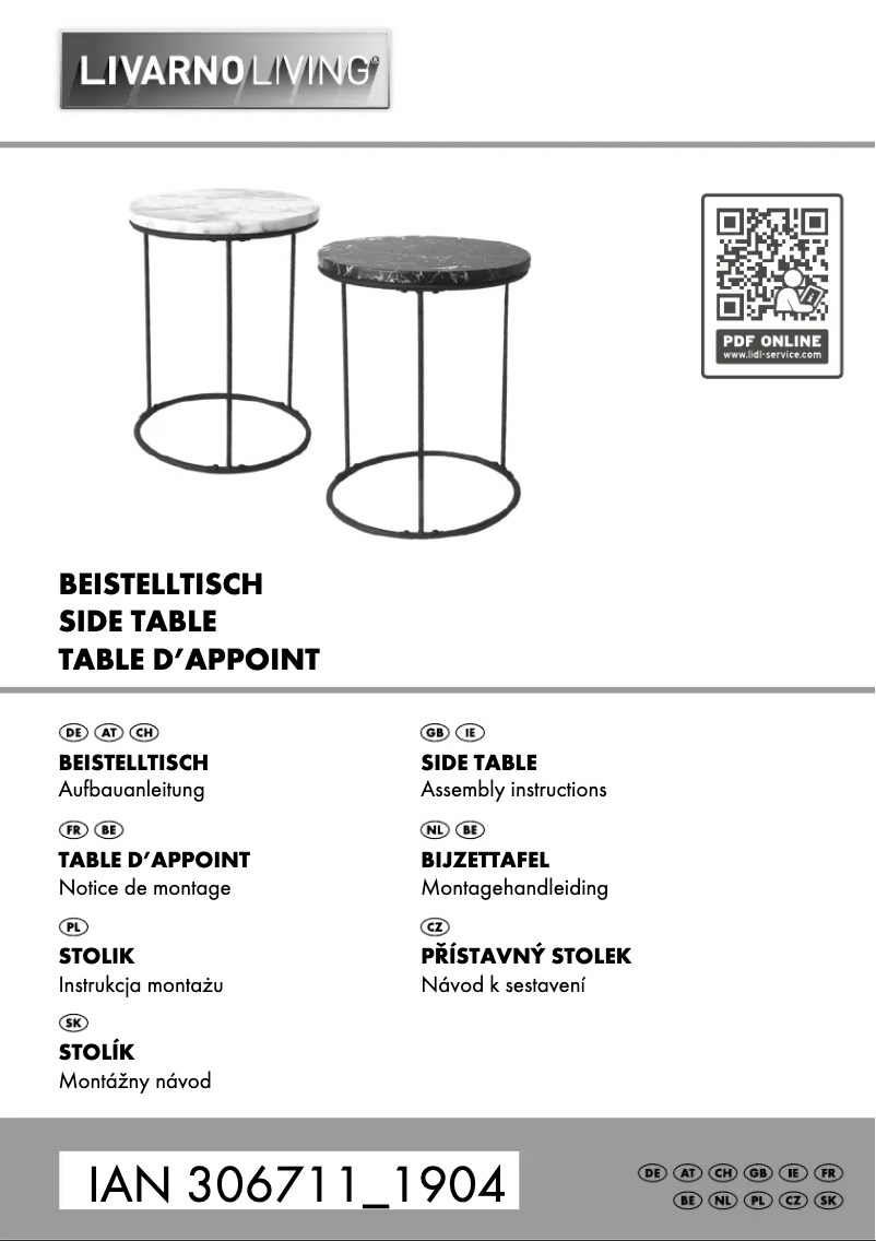 Page n°1 - Manuel utilisateur Livarno Lux IAN 333901