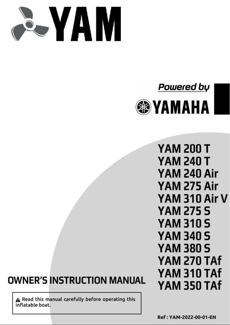 Página 1 del manual Manual de usuario Yamaha YAM 200 T (2023)