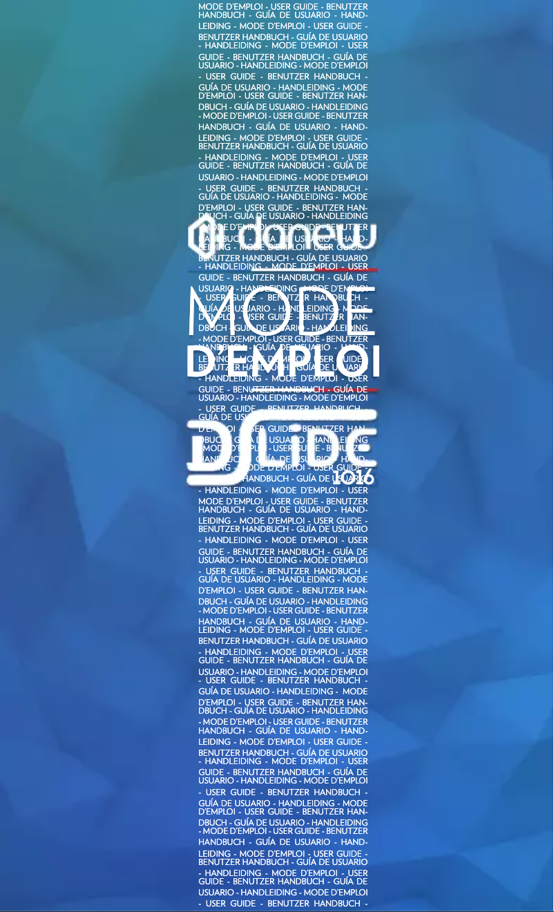 Image de la première page du manuel de l'appareil Dslide 1016