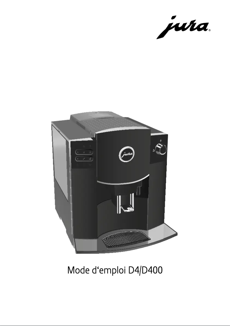 Page 1 de la notice Manuel utilisateur Jura D400