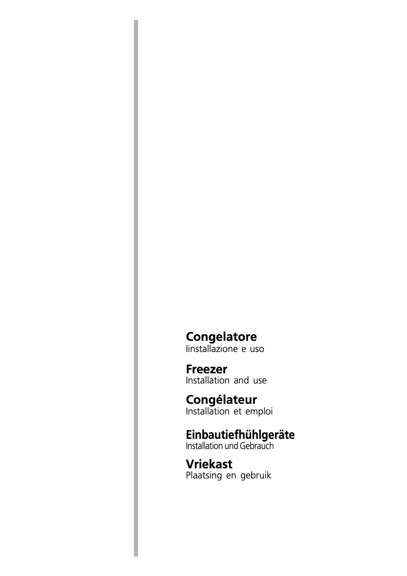 Page n°1 - Manuel utilisateur Smeg VR120B
