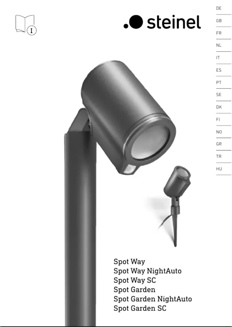 Page 1 de la notice Manuel utilisateur Steinel Spot Way