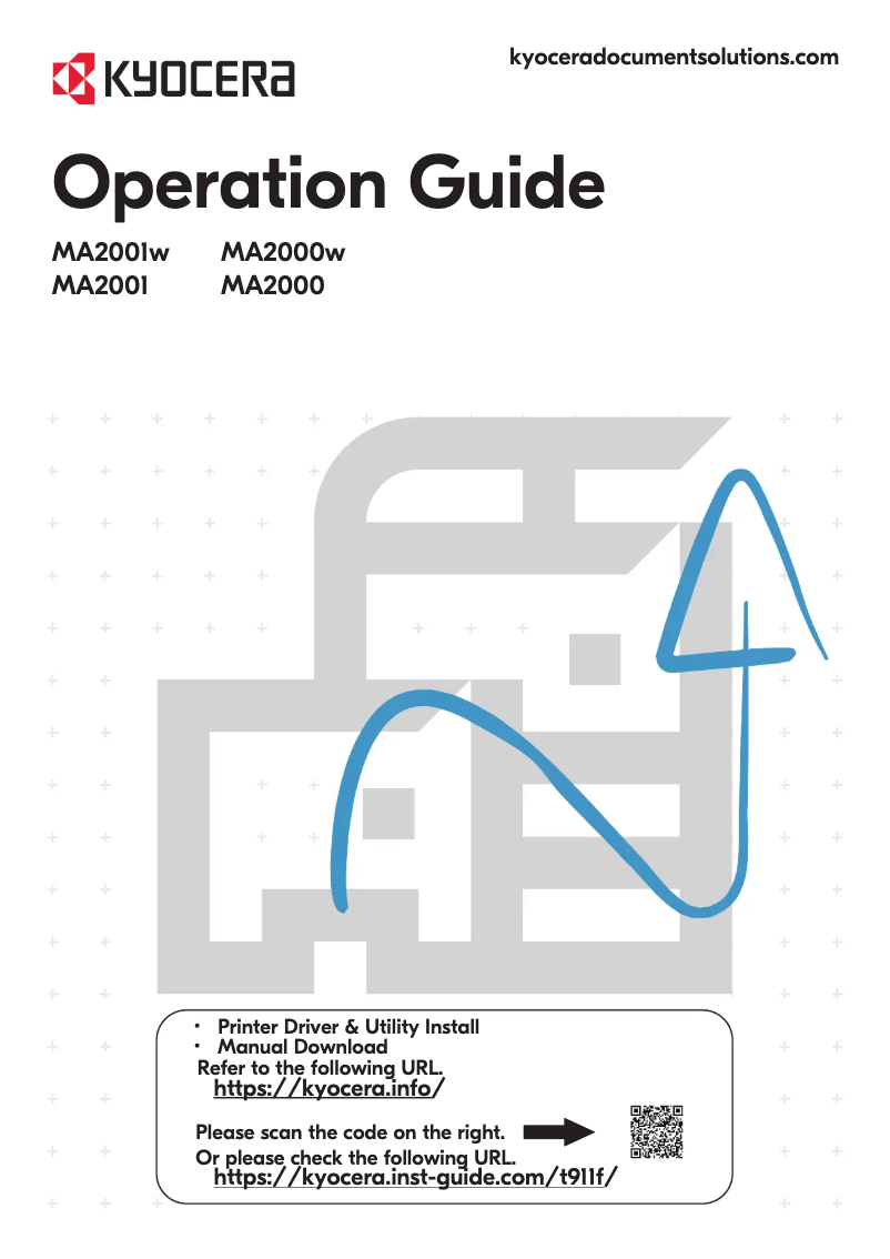 Image de la première page du manuel de l'appareil MA2000W