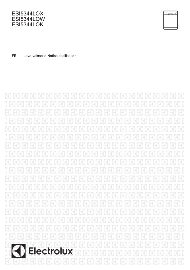 Page 1 de la notice Manuel utilisateur Electrolux ESI5344LOX