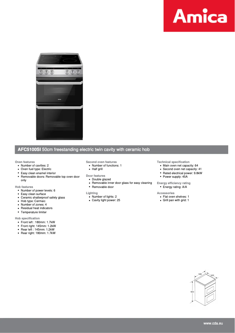 Image de la première page du manuel de l'appareil AFC5100SI