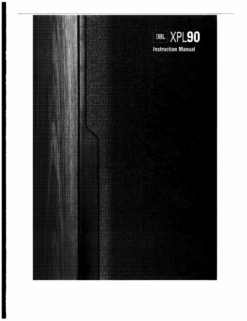 Image de la première page du manuel de l'appareil XPL90