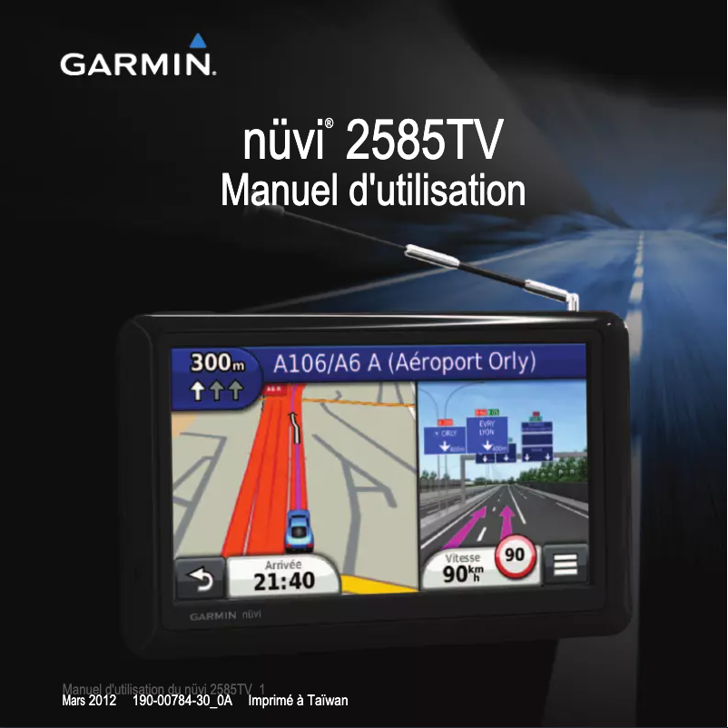 Página 1 del manual Manual de usuario Garmin Nuvi 2585TV