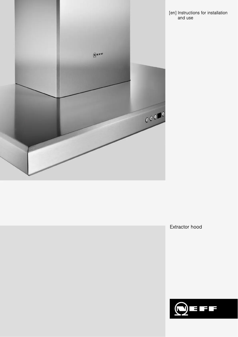 Image de la première page du manuel de l'appareil I89EH52N0