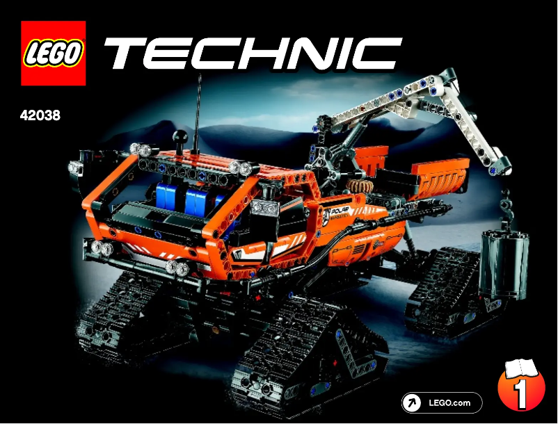 Page 1 de la notice Manuel utilisateur Lego Technic 42038