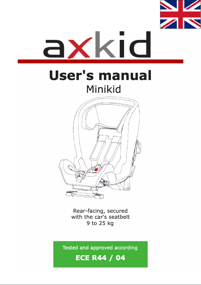 Page n°1 - Manuel utilisateur Axkid Minikid