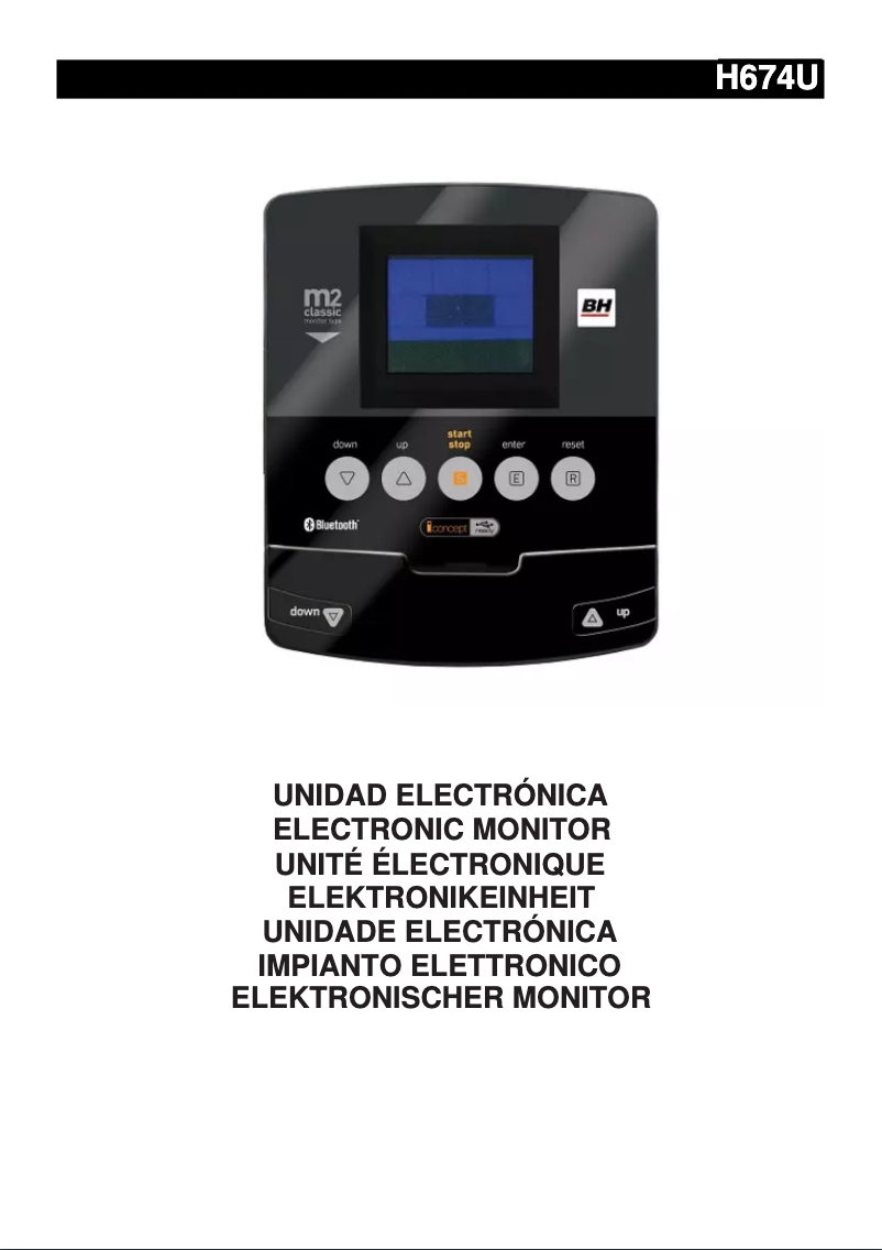 Page 1 de la notice Manuel utilisateur BH Fitness H674U
