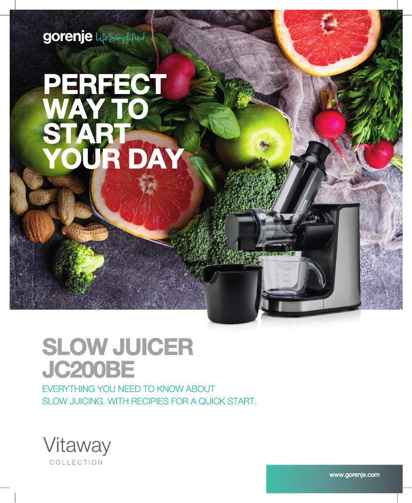Page n°1 - Brochure Gorenje JC200BE