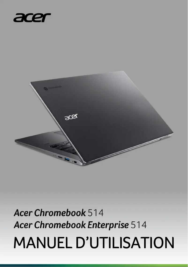 Página 1 del manual Manual de usuario Acer Chromebook 514