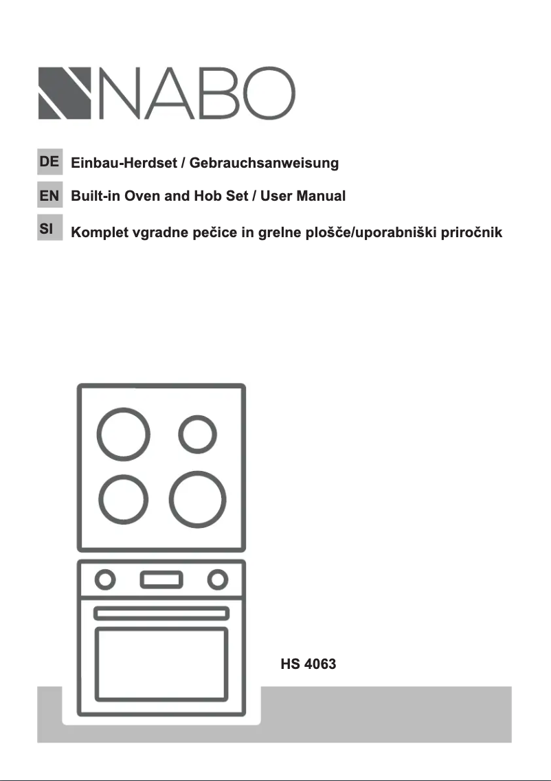 Image de la première page du manuel de l'appareil HS 4063