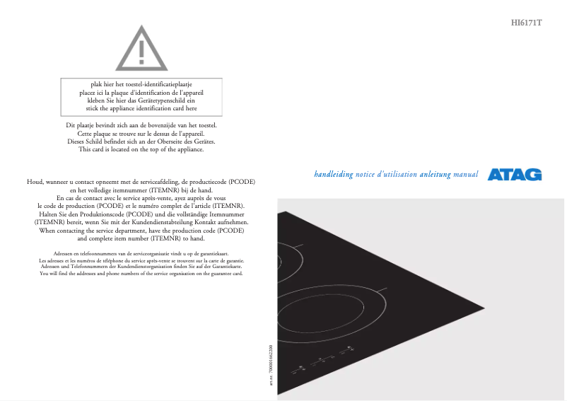 Image de la première page du manuel de l'appareil HI6171T