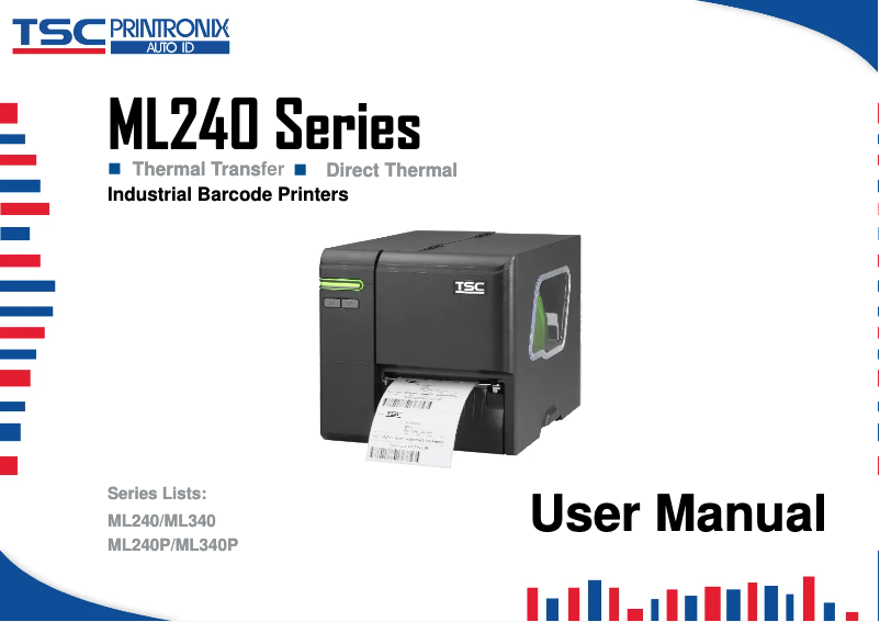 Image de la première page du manuel de l'appareil ML340P