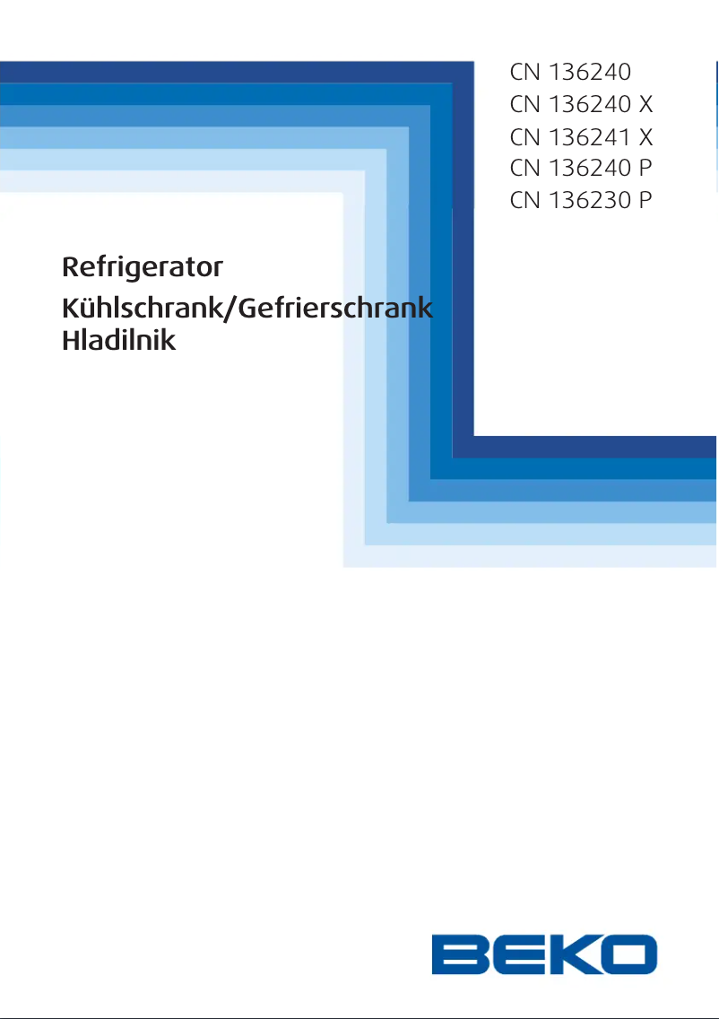 Image de la première page du manuel de l'appareil CN 136241 X