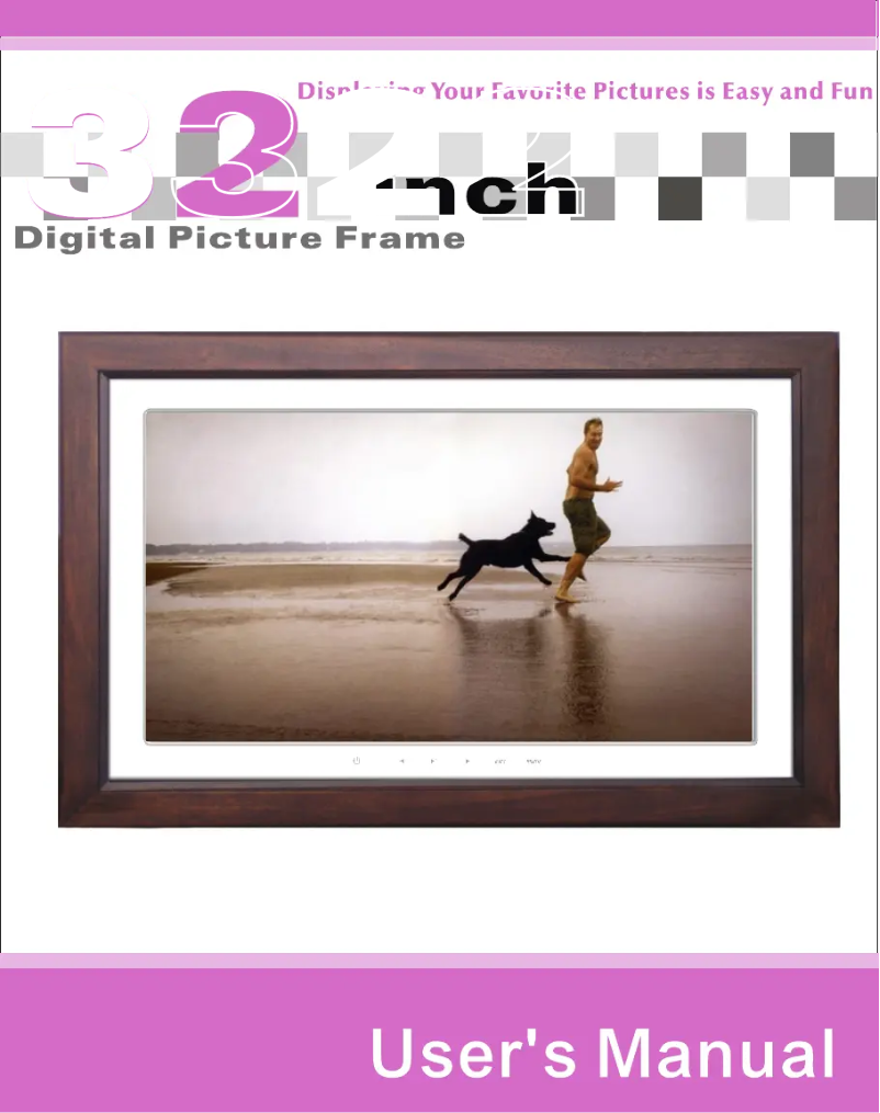 Page 1 de la notice Manuel utilisateur Braun DigiFrame 3200