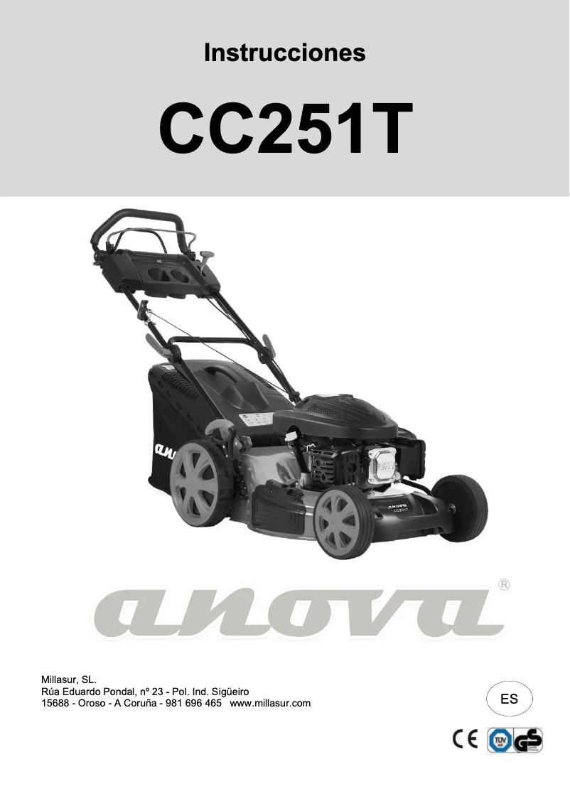 Image de la première page du manuel de l'appareil CC451T