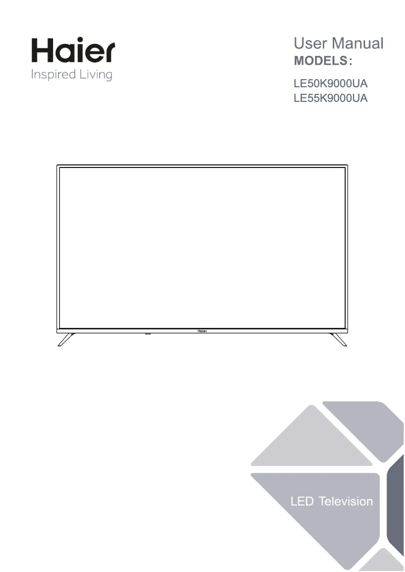Image de la première page du manuel de l'appareil LE50K9000UA