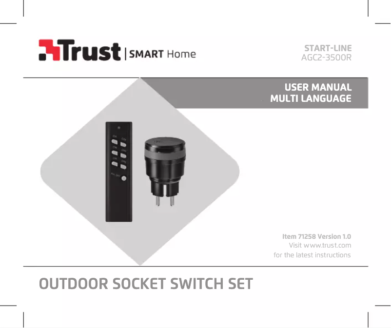 Page n°1 - Manuel utilisateur KlikaanKlikuit AGC2-3500R