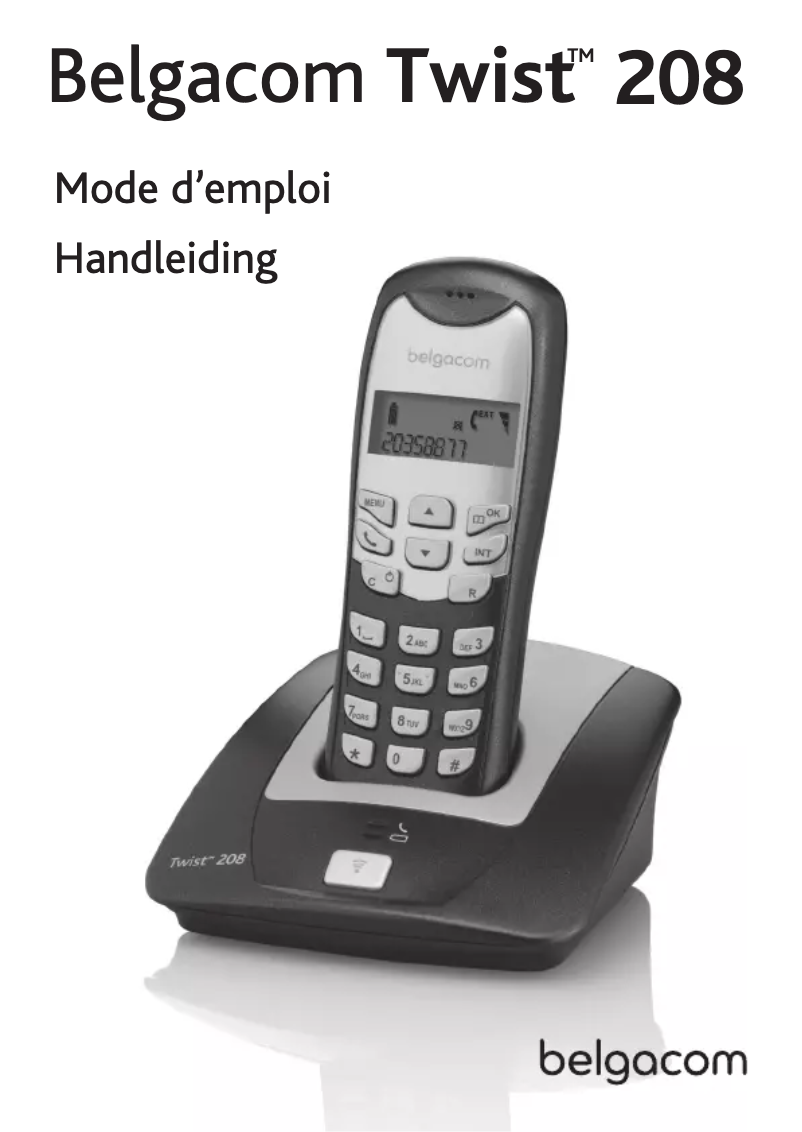 Image de la première page du manuel de l'appareil Twist 208