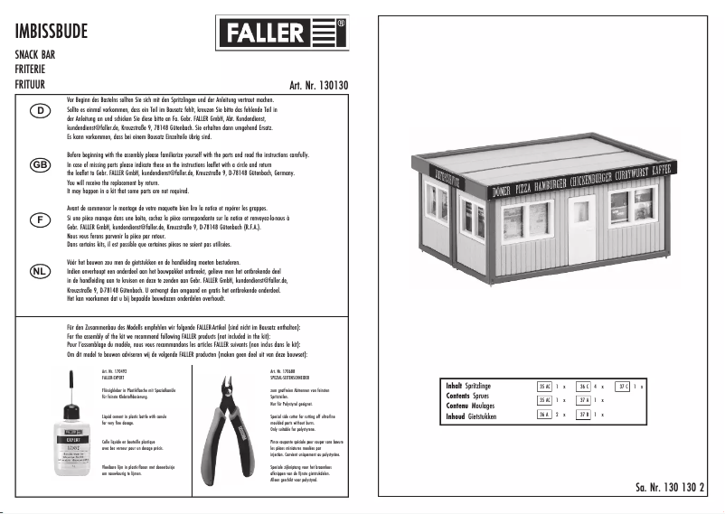 Page 1 de la notice Manuel utilisateur Piko 130130