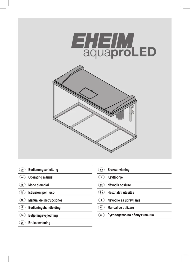 Página 1 del manual Manual de usuario Eheim aquaproLED 126