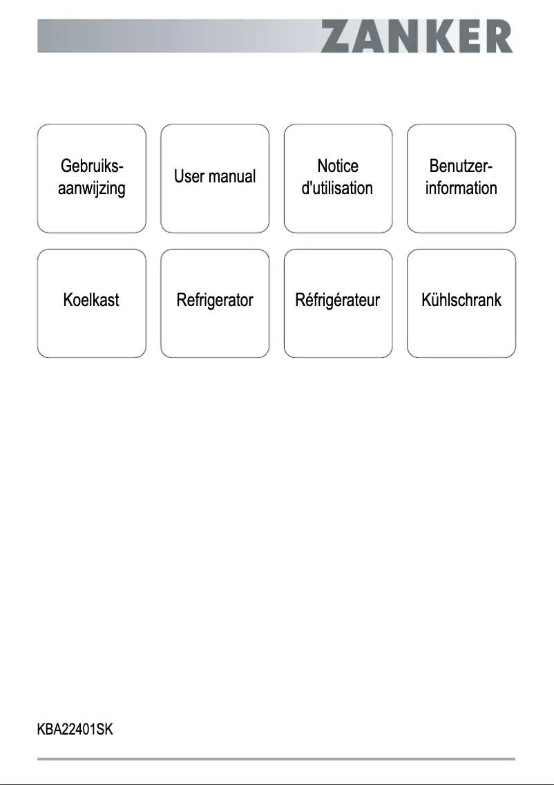 Image de la première page du manuel de l'appareil KBA22401SK