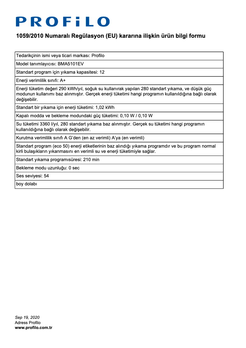 Image de la première page du manuel de l'appareil BMA5101EV