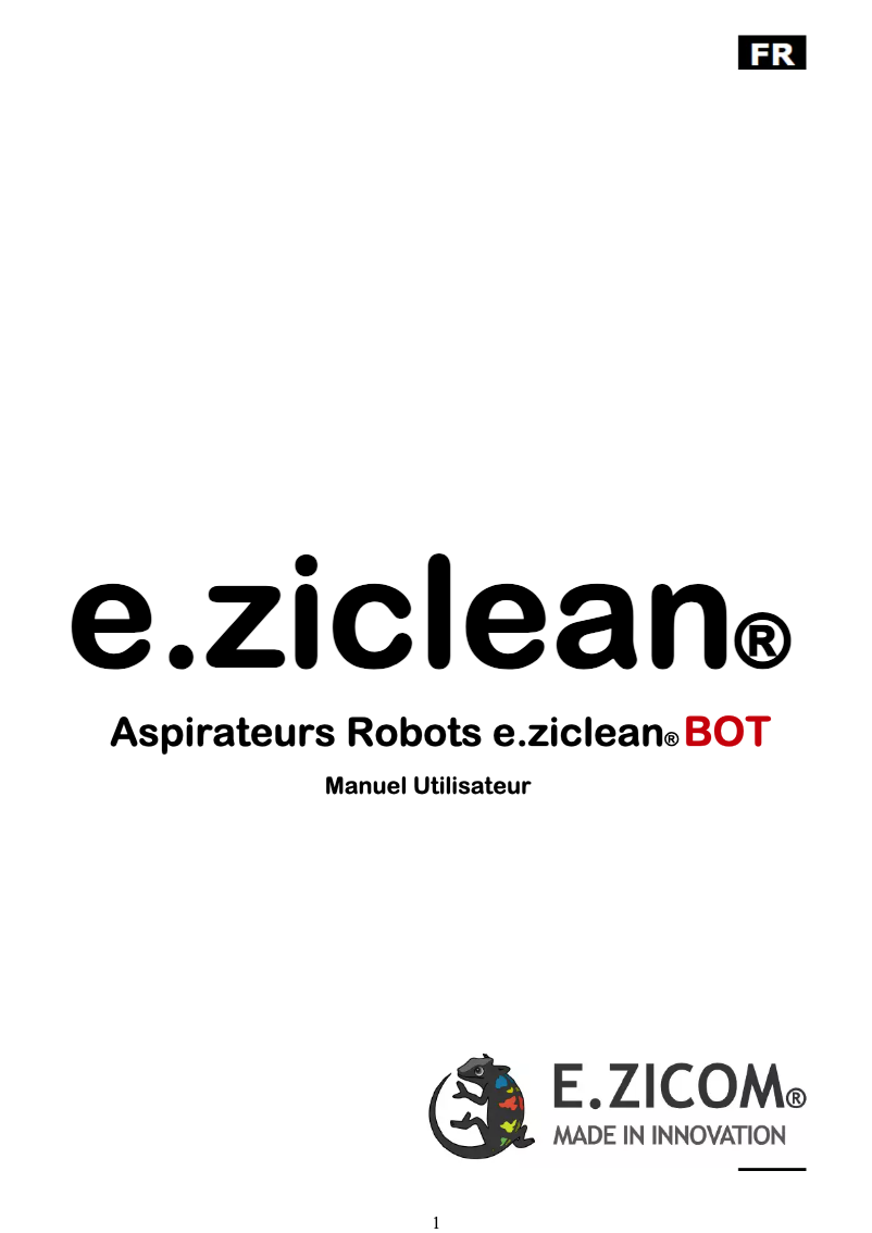 Image de la première page du manuel de l'appareil BOT FURTIV