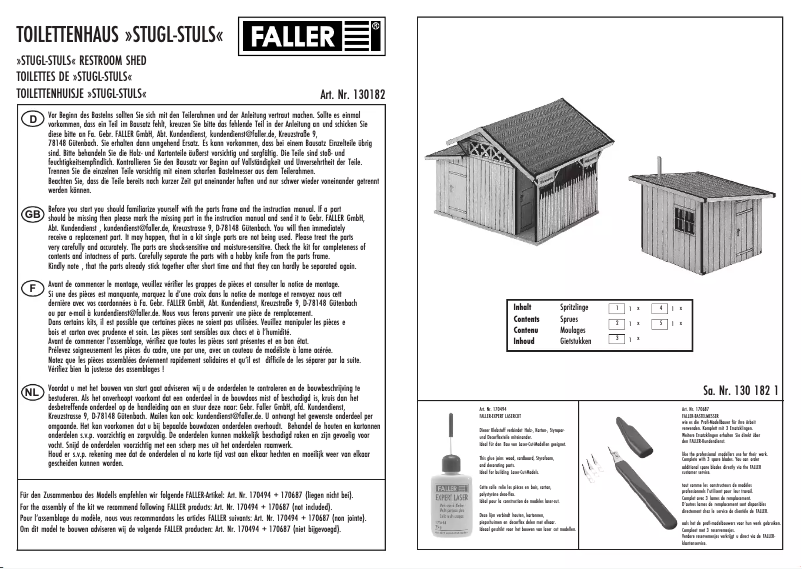 Page n°1 - Manuel utilisateur Piko 130182