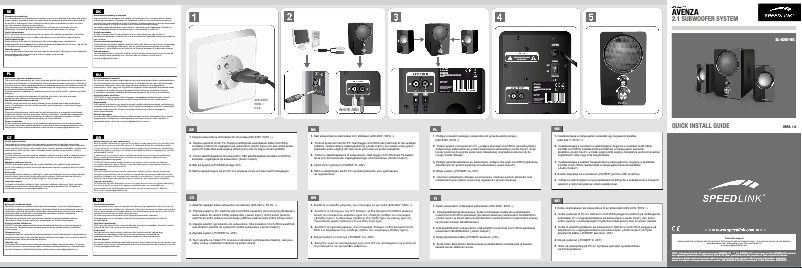 Página 1 del manual Manual de usuario Speed-Link Avenza SL-8207-BK