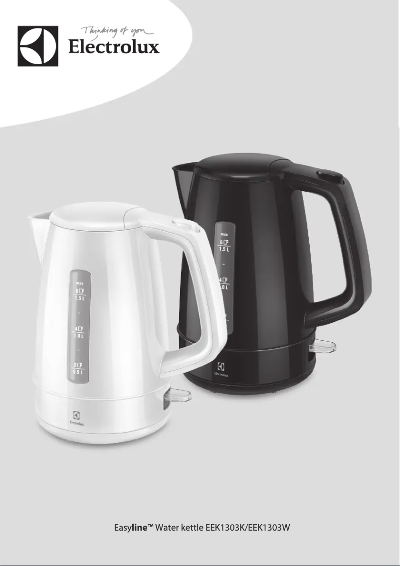 Page 1 de la notice Manuel utilisateur Electrolux EEK1303K