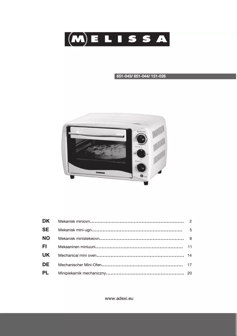 Imagen de la primera página del manual del dispositivo 651044