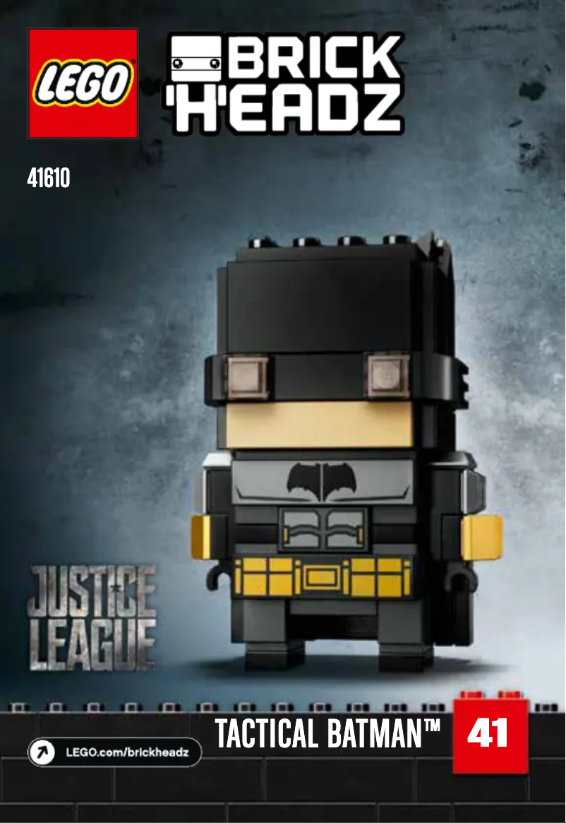 Image de la première page du manuel de l'appareil Brickheadz 41610